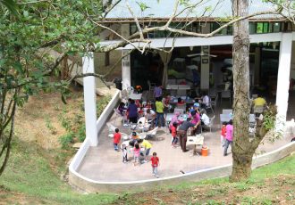 Large open air classroom