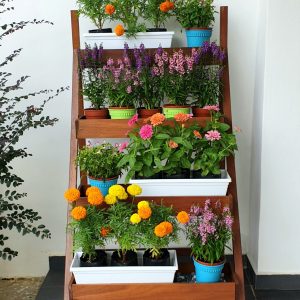Ladder Planter Flowers